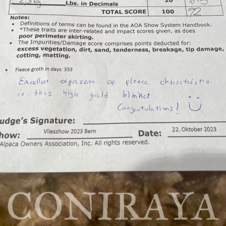 coniraya Fleece Show w Szwajcarii 3