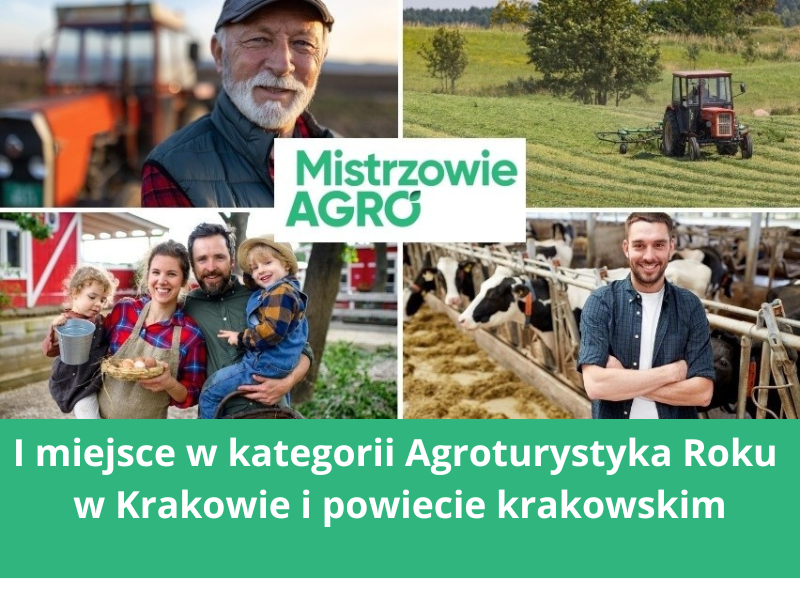 main image: Coniraya zdobyła I miejsce w kategorii Agroturystyka Roku w Krakowie i powiecie krakowskim