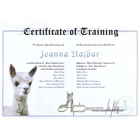 coniraya poznaj nas Alpaka Introduction Course 19 10 2013 6